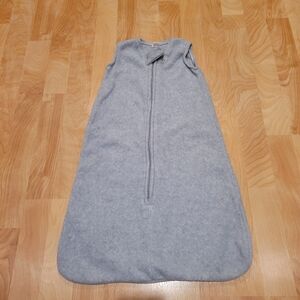 Hudson Baby Fleece Gray Sleep Sack Size 0-6 Months